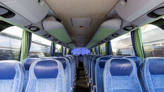 Inside of one of our coaches